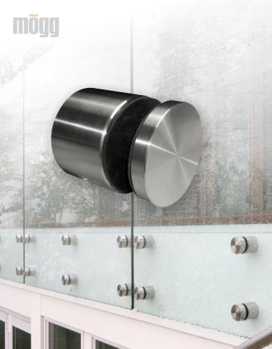 Glass Railing with glass standoffs